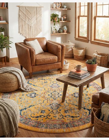 6' x 6' Lola Round Rug