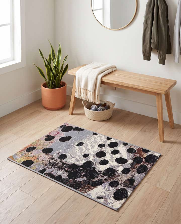 2' x 3' Easy-Clean Modern Indoor / Outdoor Rug