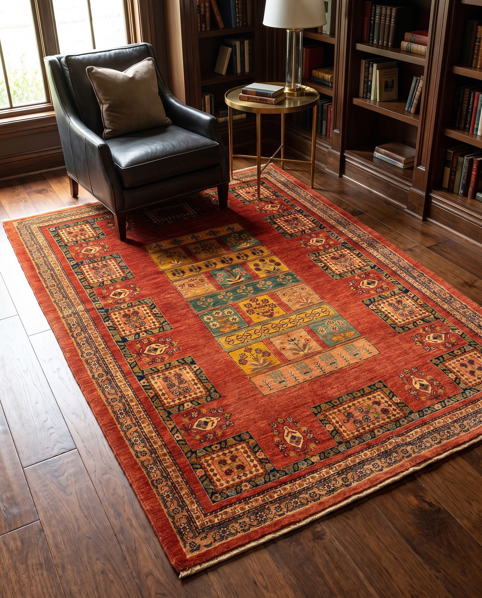4' 8 x 6' 8 Luribaft Wool Rug