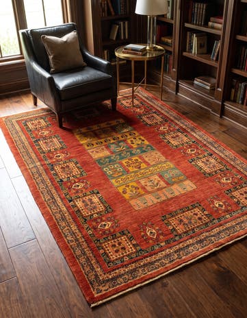 4' 8 x 6' 8 Luribaft Wool Rug