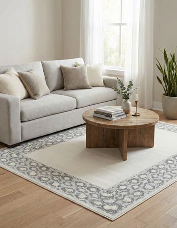 White Vince Camuto Rug