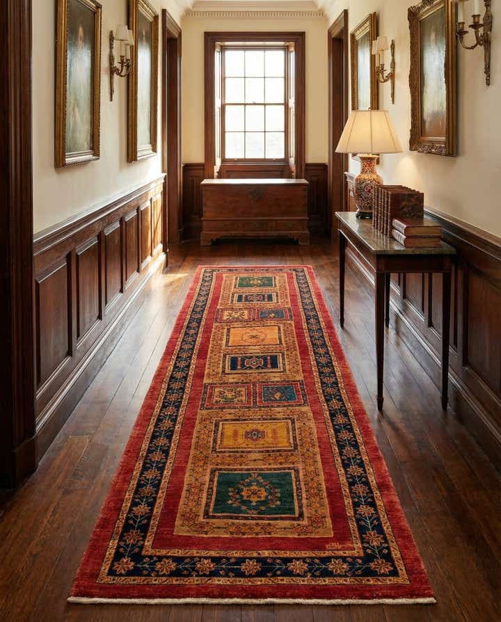 2' 11 x 9' 8 Kashkuli Runner Rug