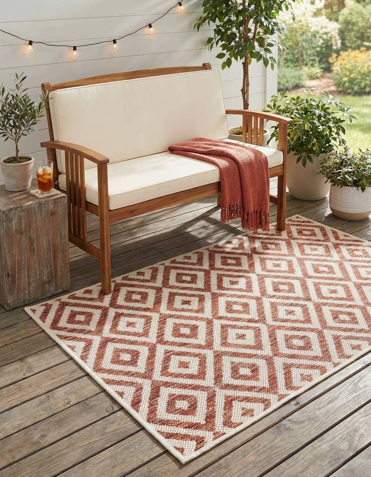 Detail image of 2' x 3'  Washable Jill Zarin Costa Rica Indoor / Outdoor Rug