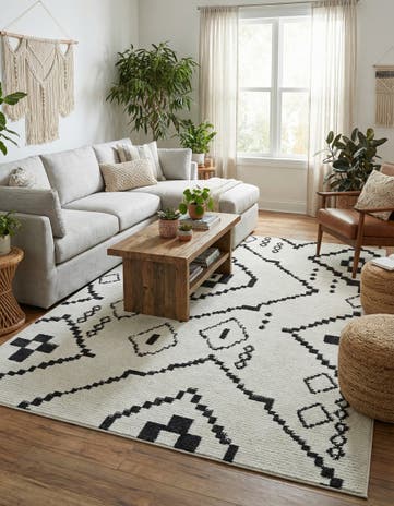 9' x 12' 2 Morocco Rug