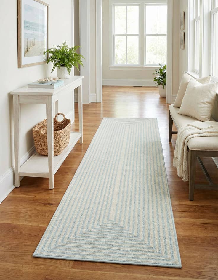 Detail image of 2' 7 x 10'  Washable Sabrina Soto Indoor / Outdoor Runner Rug