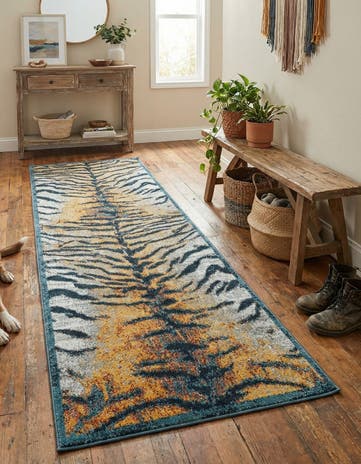 2' x 6' Kamala Washable Runner Rug
