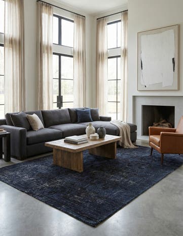 6' 7 x 9' 4 Hand Knotted Darya Wool Rug