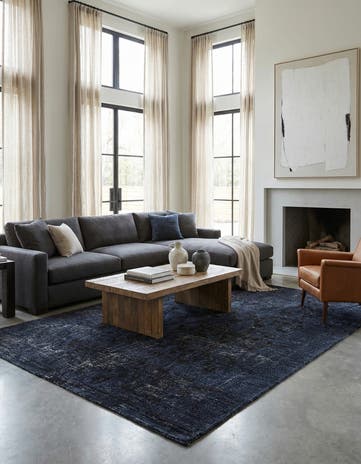 6' 7 x 9' 4 Hand Knotted Darya Wool Rug