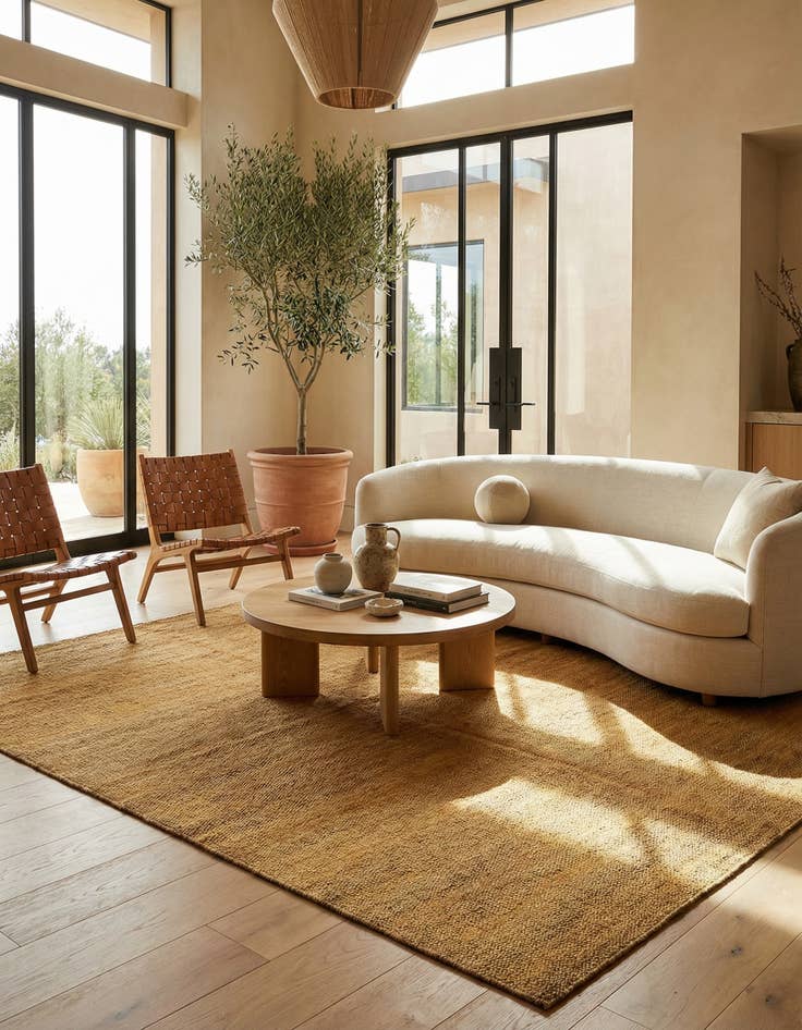 Detail image of 5' 7 x 8' 4 Juma Wool Rug