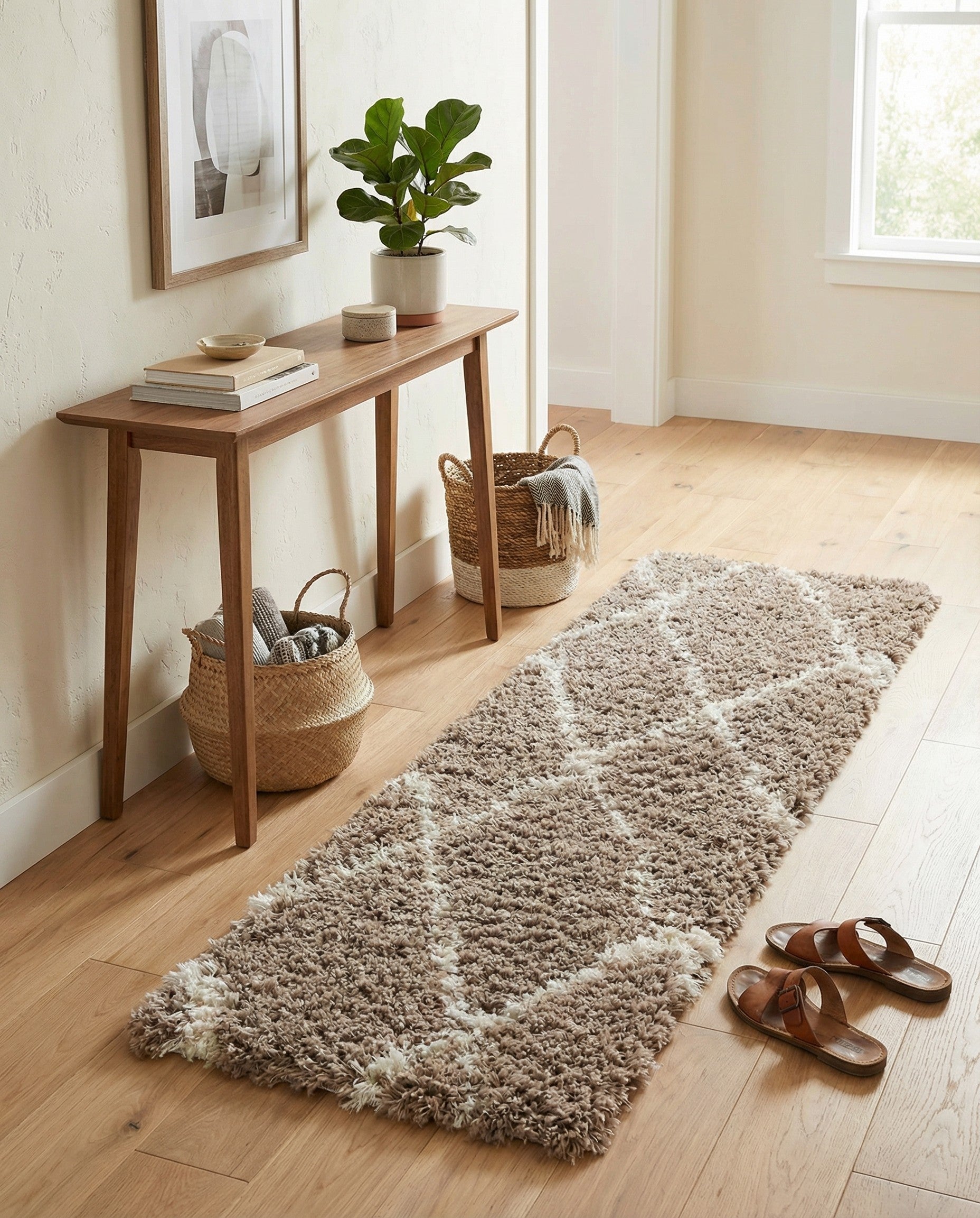  2' x 6' Infinity Shag Runner Rug