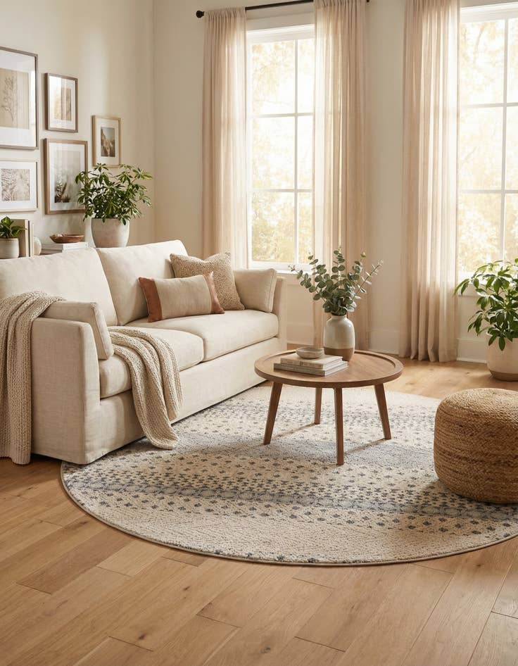 Detail image of 7' x 7' Arlo Round Rug