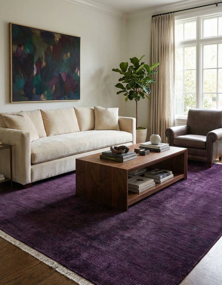 Detail image of 6' 8 x 9' 11  Hand Knotted Darya Wool Rug