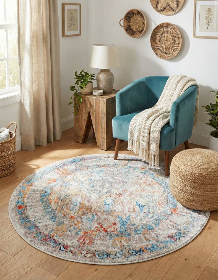 Detail image of 3' 3 x 3' 3 Brooklyn Round Rug