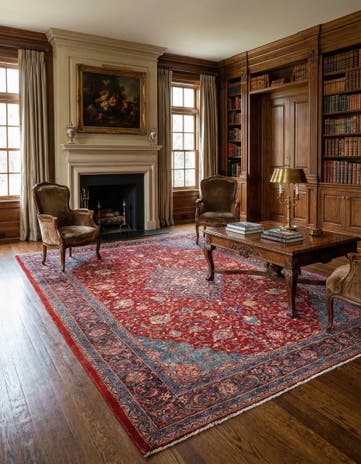 8' 4 x 11' 3 Farahan Wool Rug