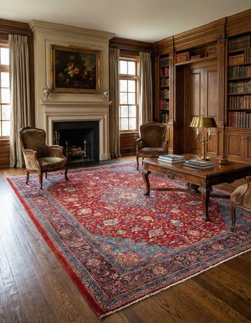 8' 4 x 11' 3 Farahan Wool Rug