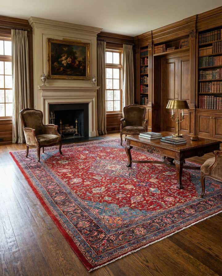 8' 4 x 11' 3 Farahan Wool Rug