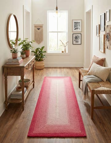 2' x 6' 1 Ombre Wool Runner Rug