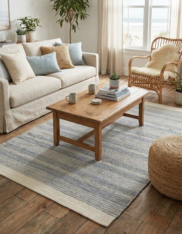 5' 1 x 8' Hand Woven Lariat Rug