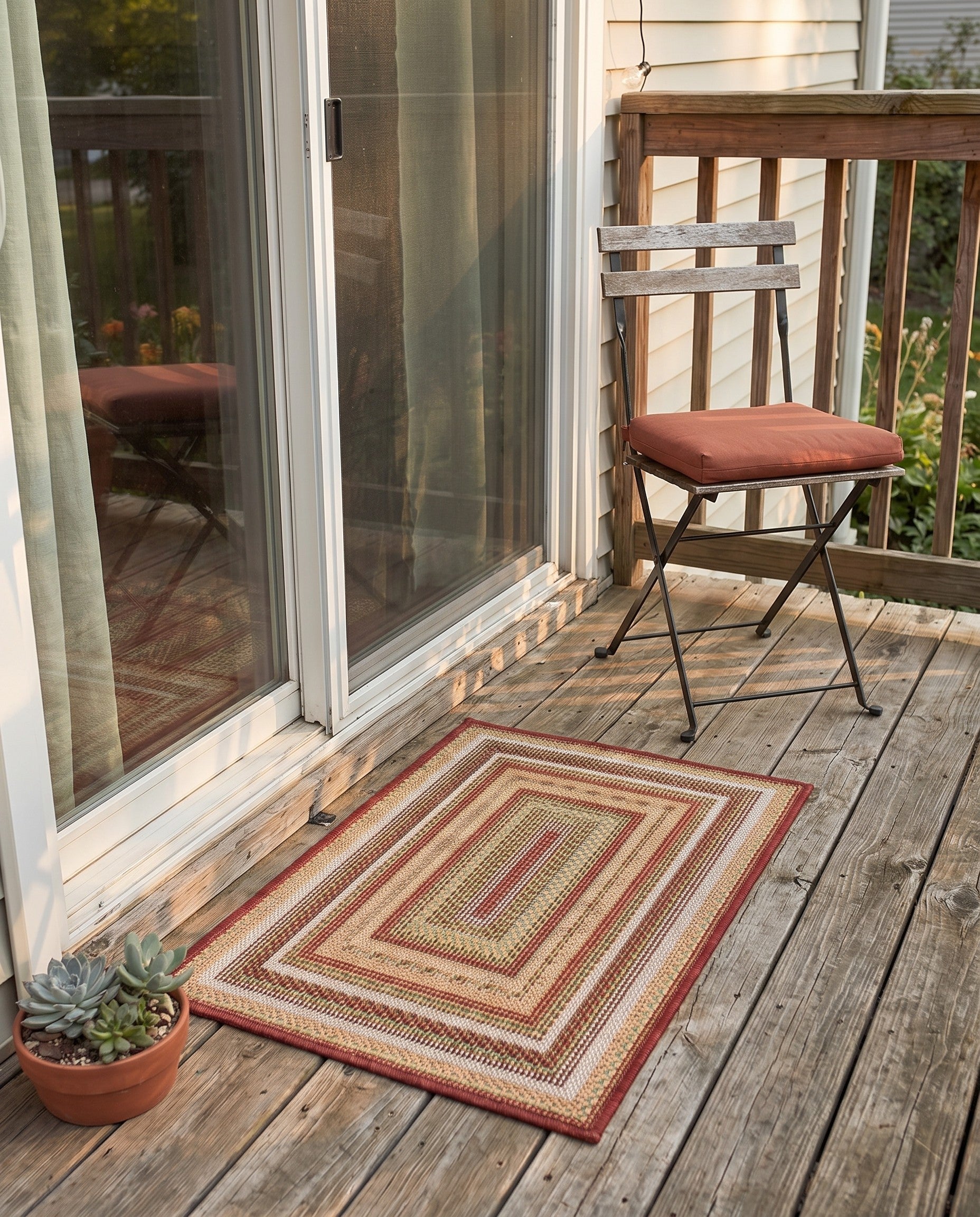 2' x 3' Easy-Clean Baja Indoor / Outdoor Rug