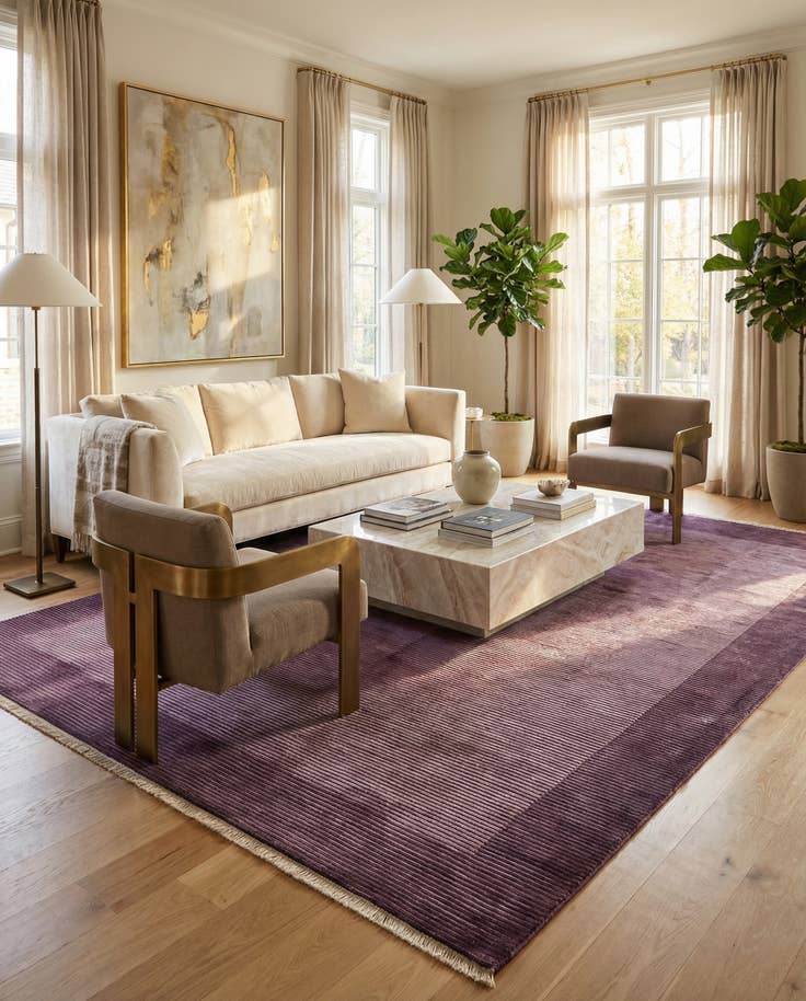 Detail image of 8' x 11' 4 Hand Knotted Darya Wool Rug