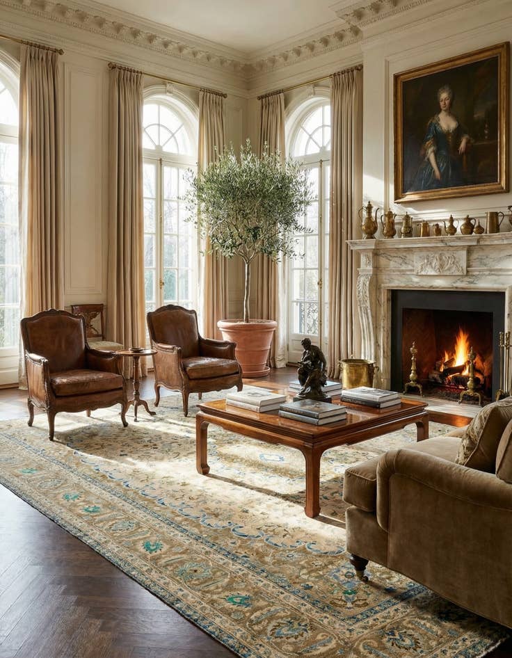 Detail image of 9' 6 x 12' 4  Hand Knotted Ultra Vintage Persian Wool Rug