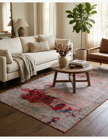 3' 10 x 6' 5 Hand Knotted Ultra Vintage Persian Wool Rug