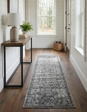 Gray Oregon Runner Rug
