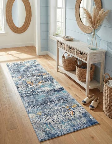 Blue Malibu Runner Rug