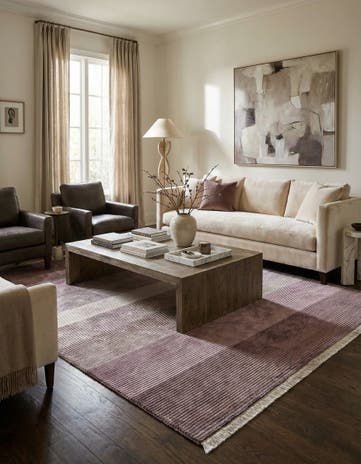 6' 7 x 10' Hand Knotted Darya Wool Rug