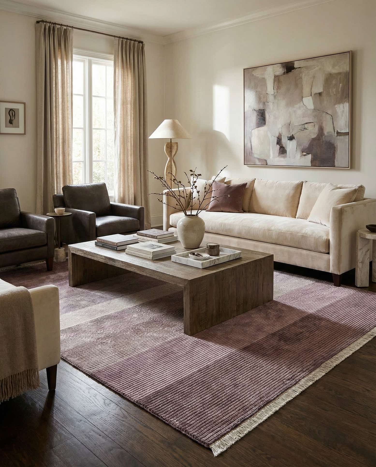 6' 7 x 10' Hand Knotted Darya Wool Rug