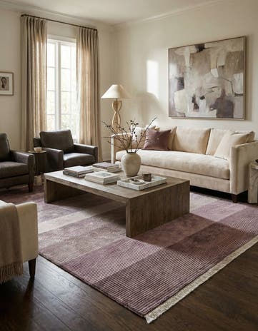 6' 7 x 10' Hand Knotted Darya Wool Rug