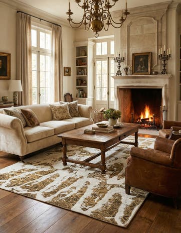 6' 4 x 9' 6 Hand Knotted Ultra Vintage Persian Wool Rug