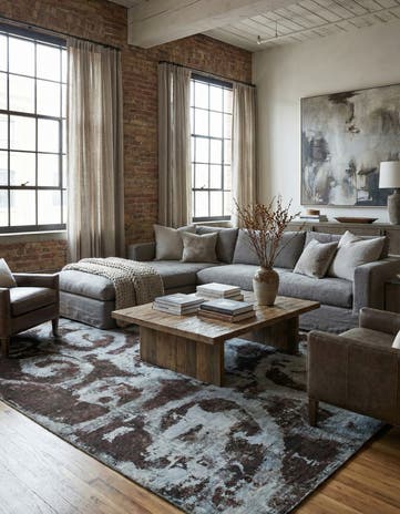 9' x 12' Ultra Vintage Wool Rug