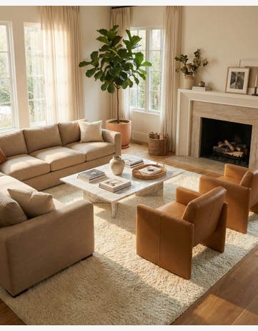 White Soft Solid Shag Rug