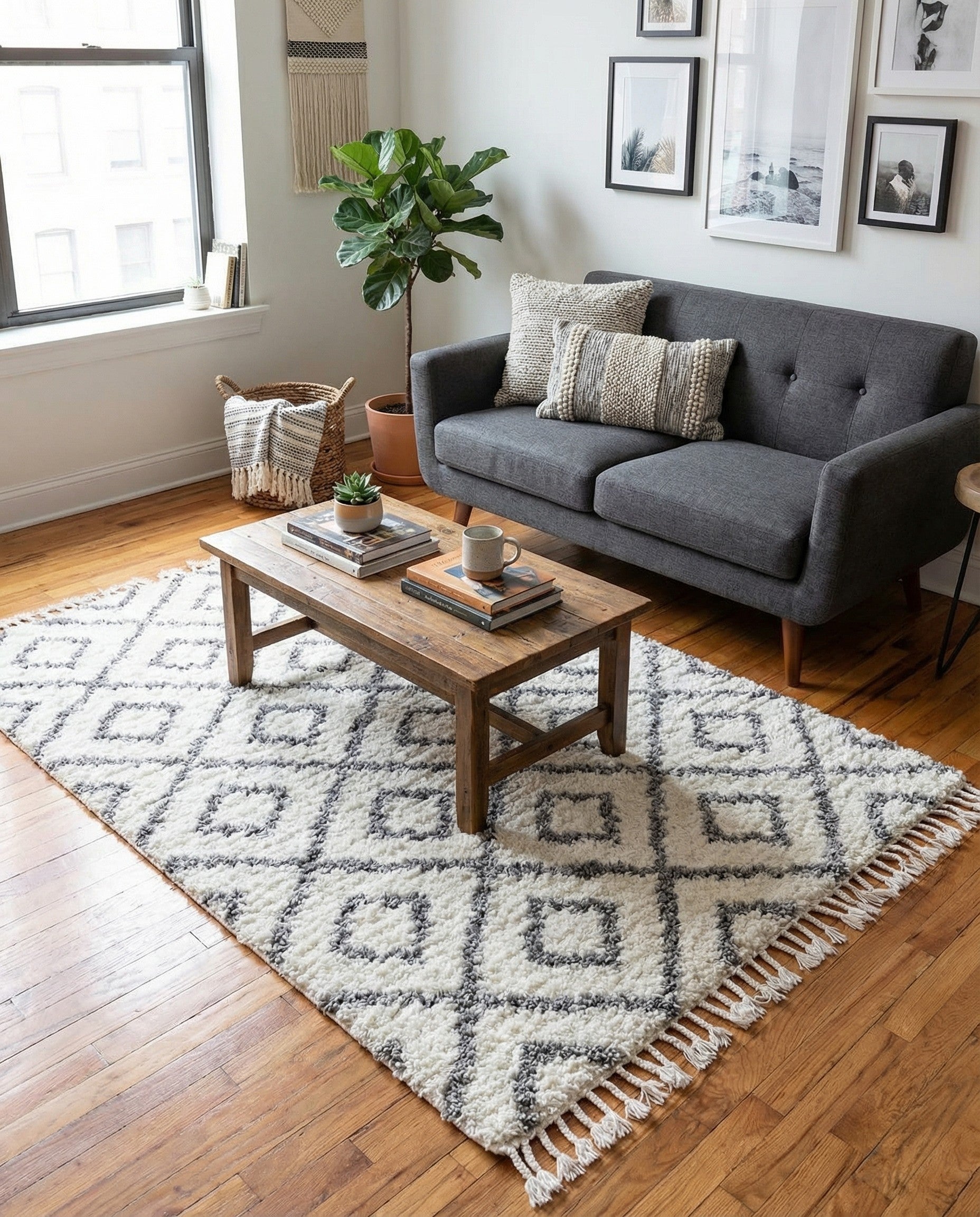  4' x 6' Athena Shag Rug