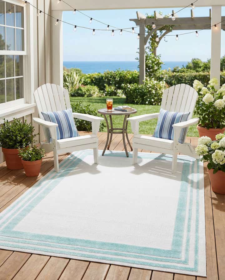 5' 3 x 8' Easy-Clean Aruba Indoor / Outdoor Rug