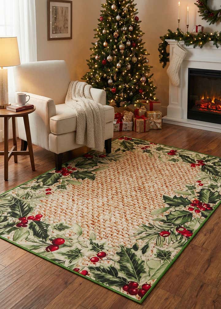 4' x 6' Easy-Clean Jill Zarin Caribbean Jamaica Indoor / Outdoor Rug