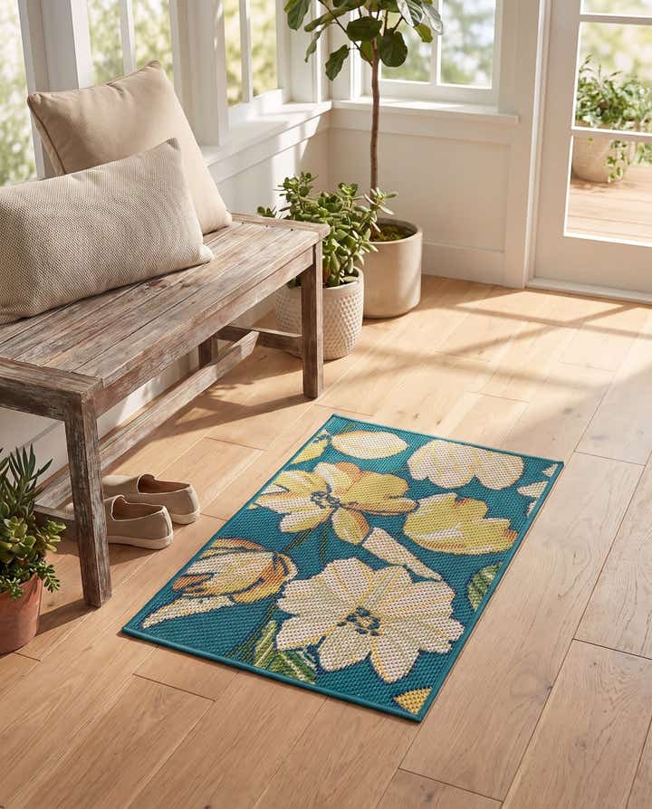 2' x 3' Easy-Clean Baja Indoor / Outdoor Rug