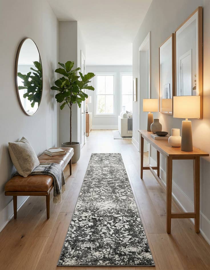 Detail image of 2' x 13' Metropolis Runner Rug