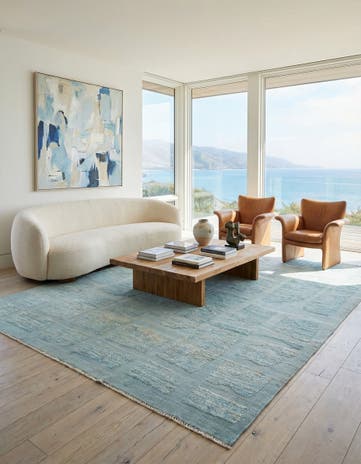 7' 10 x 10' 7 Hand Knotted Darya Wool Rug