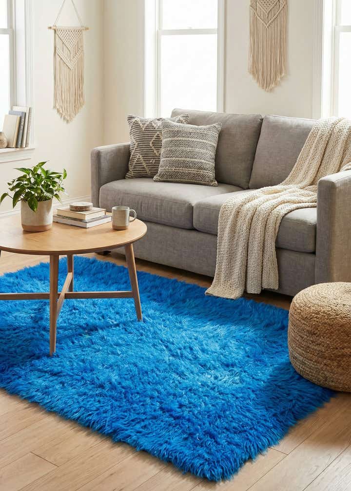 3' x 5' 1 Hand Knotted Moroccan Wool Rug