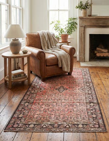 4' x 6' 3 Hand Knotted Ultra Vintage Persian Wool Rug