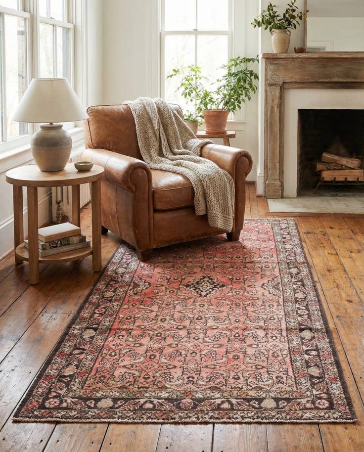 Detail image of 4' x 6' 3 Hand Knotted Ultra Vintage Persian Wool Rug