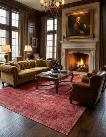 9' 10 x 13' 1 Vintage Royal Wool Rug