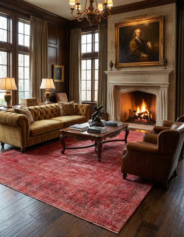 9' 10 x 13' 1 Vintage Royal Wool Rug