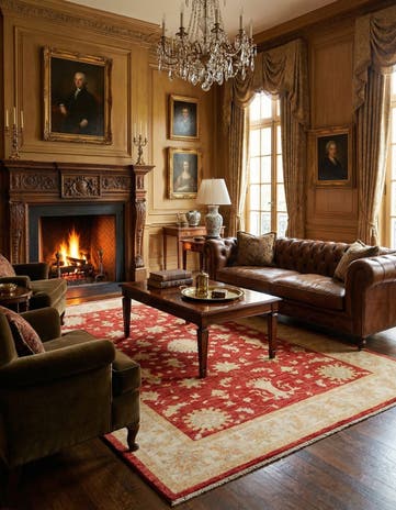 5' 7 x 8' 1 Ziegler Wool Rug