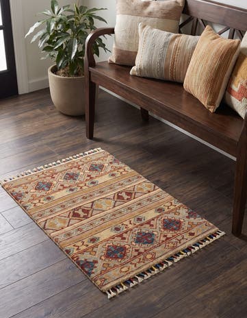 2' x 2' 10 Hand Knotted Ariana Ziegler Rug