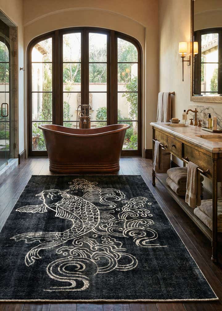 9' 5 x 12' 4 Vintage Wool Rug