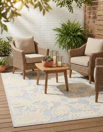 5' 3 x 8' Easy-Clean Aruba Indoor / Outdoor Rug
