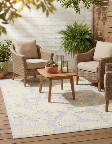 5' 3 x 8' Easy-Clean Aruba Indoor / Outdoor Rug